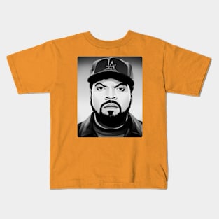 Ice Cube - Black & White Kids T-Shirt